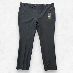DKNY Dress Pants Men's Size 42W 30L Classic Fit Dario Navy Pleated Office Formal
